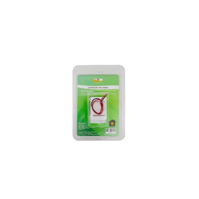 Luminária de emergência coletiva LED 350 lúmens de embutir