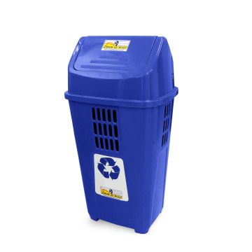 Lixeira ecológica 50L - Azul (Papel)