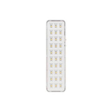 Luminária de emergência autônoma 30 Leds Super Slim