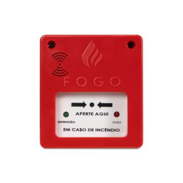 Acionador manual com sirene endereçavel compact