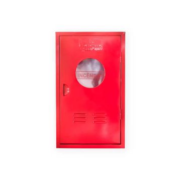 Caixa metálica mangueira sobrepor com visor - 45 x 75 x 17cm