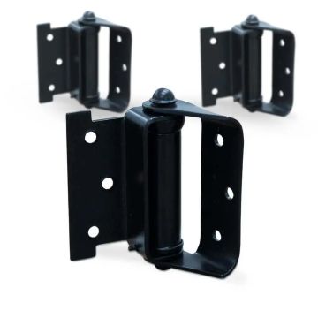 Dobradiça para porta corta fogo - PRETA (3 un.)