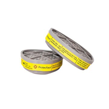 Filtro Químico para Vapores Orgânicos + Gases Ácidos Modelo 7003 - ProtecFace