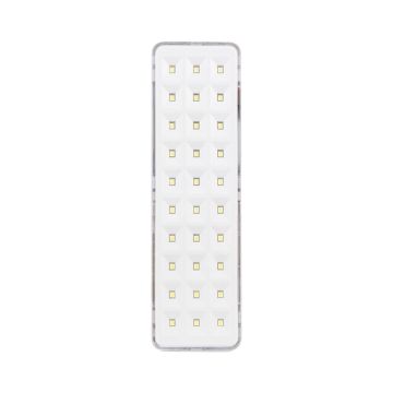 Luminária de emergência autônoma 30 Leds Super Slim