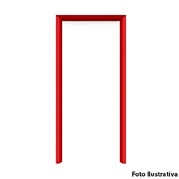 Marco Porta Corta Fogo Vermelho Chumbado 80x210 Portex