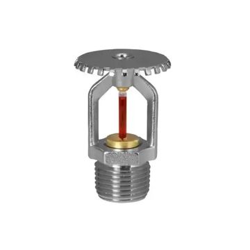 Sprinkler Upright 68º 1/2" Cromado Vermelho - Resp. Rápida - K80 Sprinkler Upright 68º 1/2" Cromado Vermelho - Resp. Rápida - K80