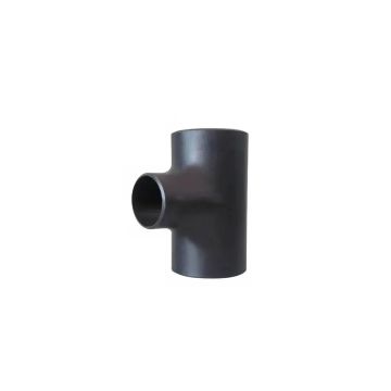 Tee de redução aço carbono SCH40 para solda - 2 pol. x 1 pol.