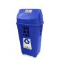 Lixeira ecológica 50L - Azul (Papel) thumbnail