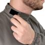 Camisa eletricista NR10 risco 2 cinza claro classe 1 e 2 com refletivo laranja - CA 46298 thumbnail