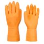 Luvas látex super reforçada laranja forrada - CA 37815 thumbnail