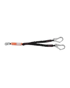 Talabarte "Y" MG Cintos MULT 1892 com absorvedor com ganchos mosquetão aço 55mm