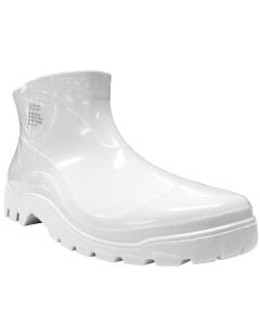 Bota PVC Calfor branca, forrada, cano curto - CA 18472