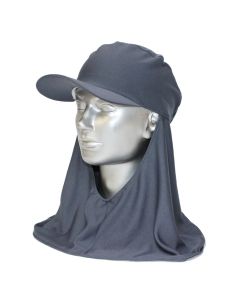 Touca &Aacute;rabe Tipo Bon&eacute; em Helanca Cinza