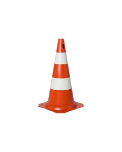Cone 50cm lar/bco PVC
