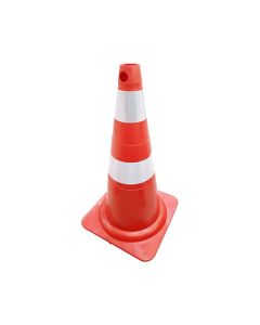 Cone refletivo flexível 75cm - Plastcor