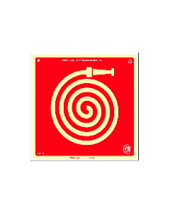 Placa fotoluminescente mangueira de PVC