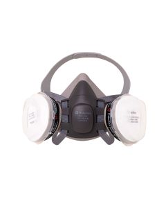 Kit M&aacute;scara SemiFacial de Pintura com Filtro 7001 + Retentor - ProtecFace | CA 48816