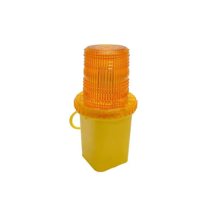 EPI Zeus Sinalizador para cones Unilamp com suporte sem bateria