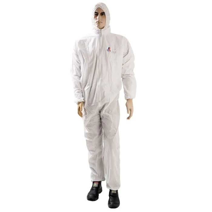 EPI Zeus Macacão de Segurança Vicsa Steelgen Branco Tyvek - CA 20662