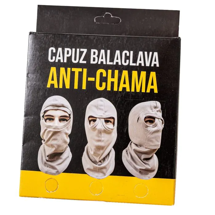 EPI Zeus Balaclava Resistente à Chamas Arco Elétrico NR10 Risco 2