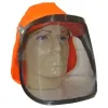 Protetor facial tipo tela nylon 20cm com boné Protetor facial tipo tela nylon 20cm com boné