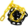 Corrente plástica preto/amarelo elo 60mm Corrente plástica preto/amarelo elo 60mm