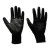 Luva tátil multitato de helanca banhada em PU Preta - CA 15272 Luva tátil multitato de helanca banhada em PU Preta - CA 15272