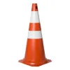 Cone 75cm laranja e branco PVC Cone 75cm laranja e branco PVC