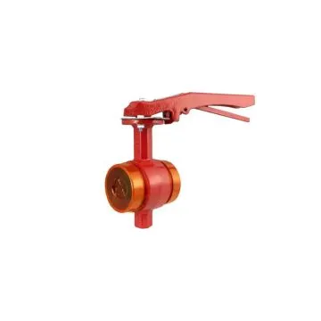 Válvula borboleta ranhurada com alavanca - 3 pol. Válvula borboleta ranhurada com alavanca - 3 pol.