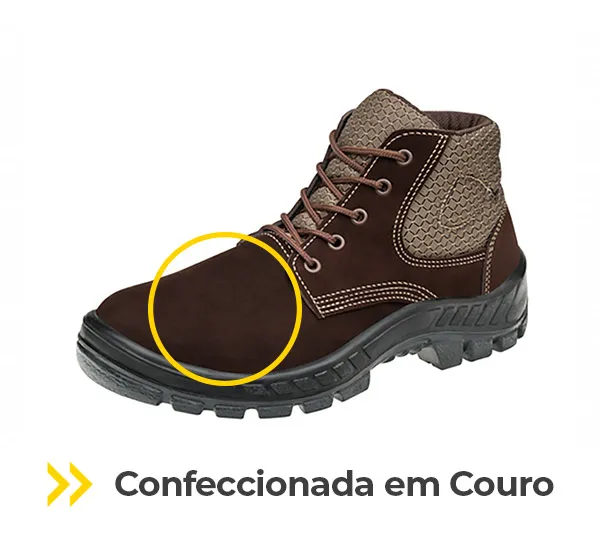 EPI Zeus Botina Ocupacional Nobuck Marluvas Trekking 50B26 CB NUB