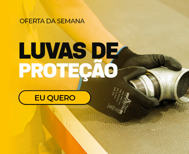 banner luvas de proteção